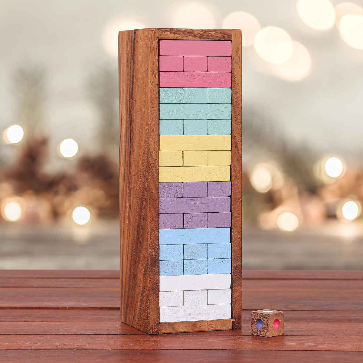 Colorful Balance In Medium Wood Puzzle