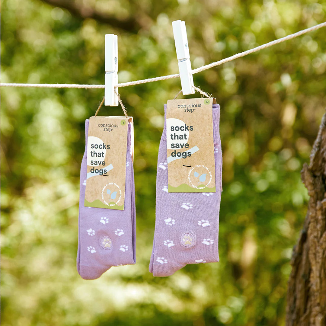 Socks that Save Dogs (Select from 10 Designs)