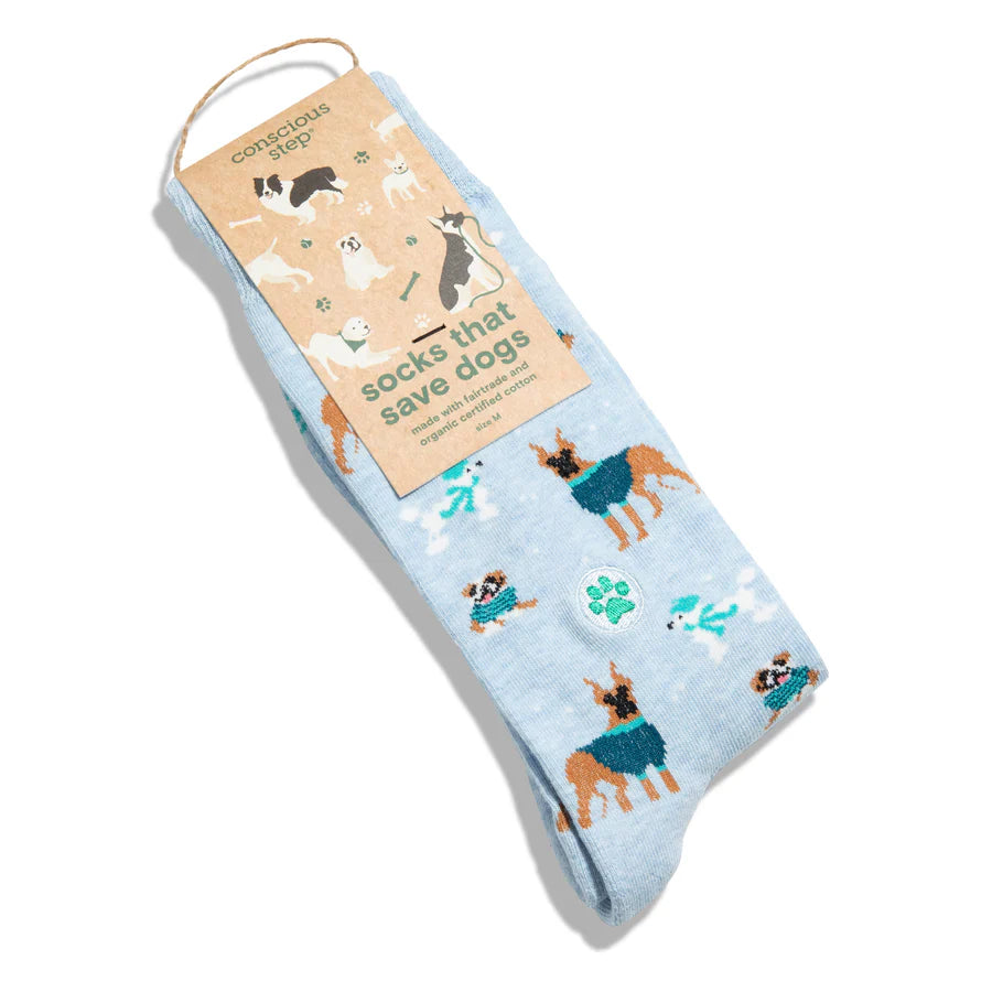 Socks that Save Dogs (Select from 10 Designs)