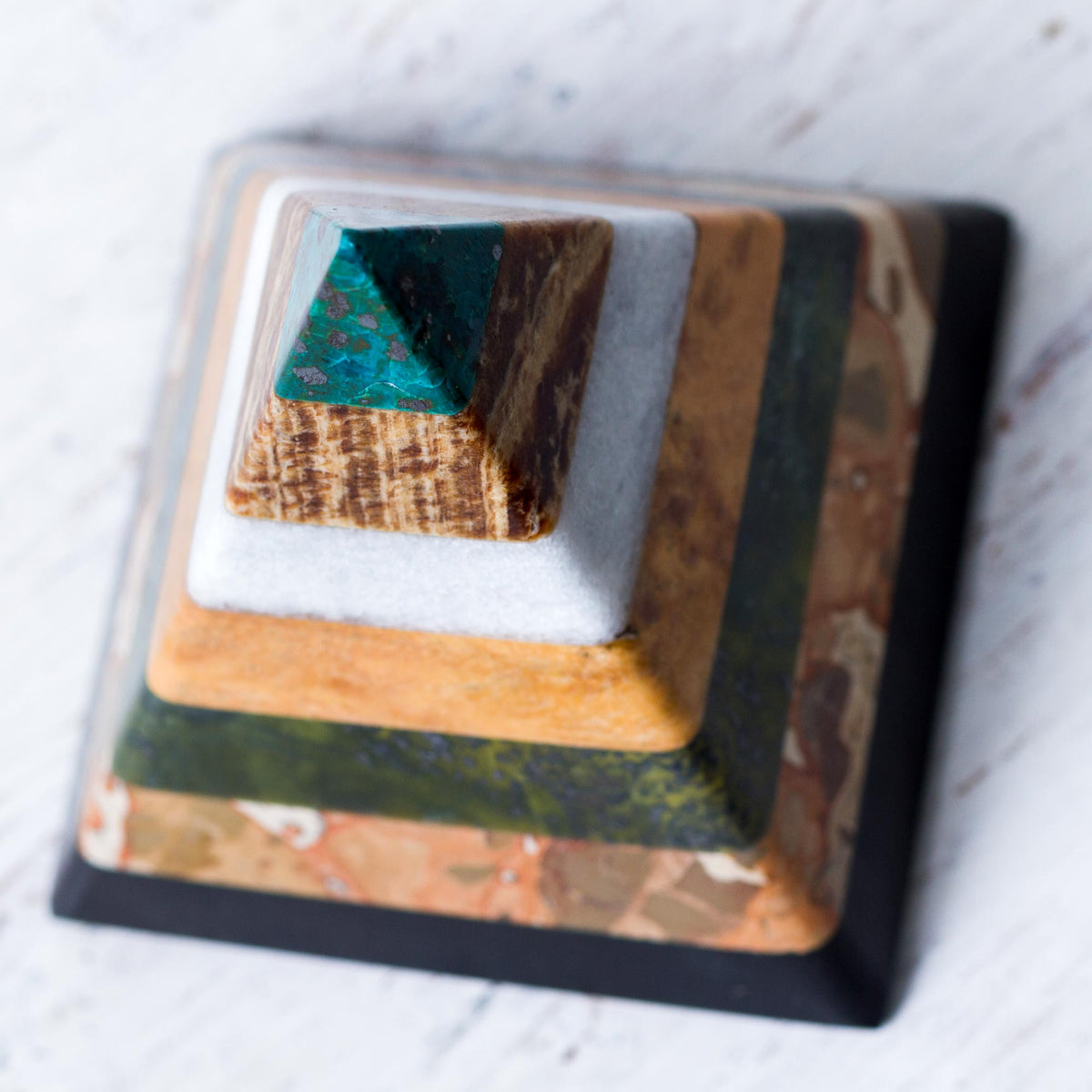 Positive Energy Gemstone Pyramid