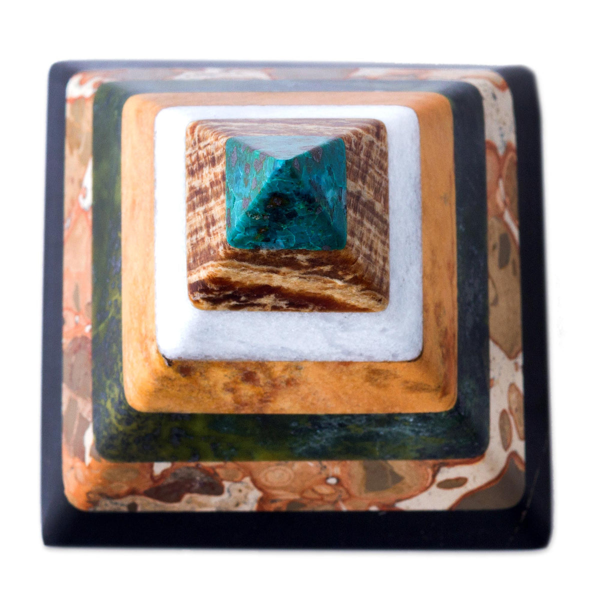 Positive Energy Gemstone Pyramid