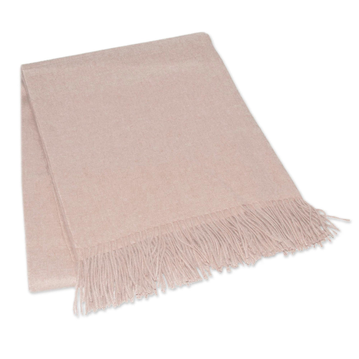 Cozy Beige 100% Alpaca Throw