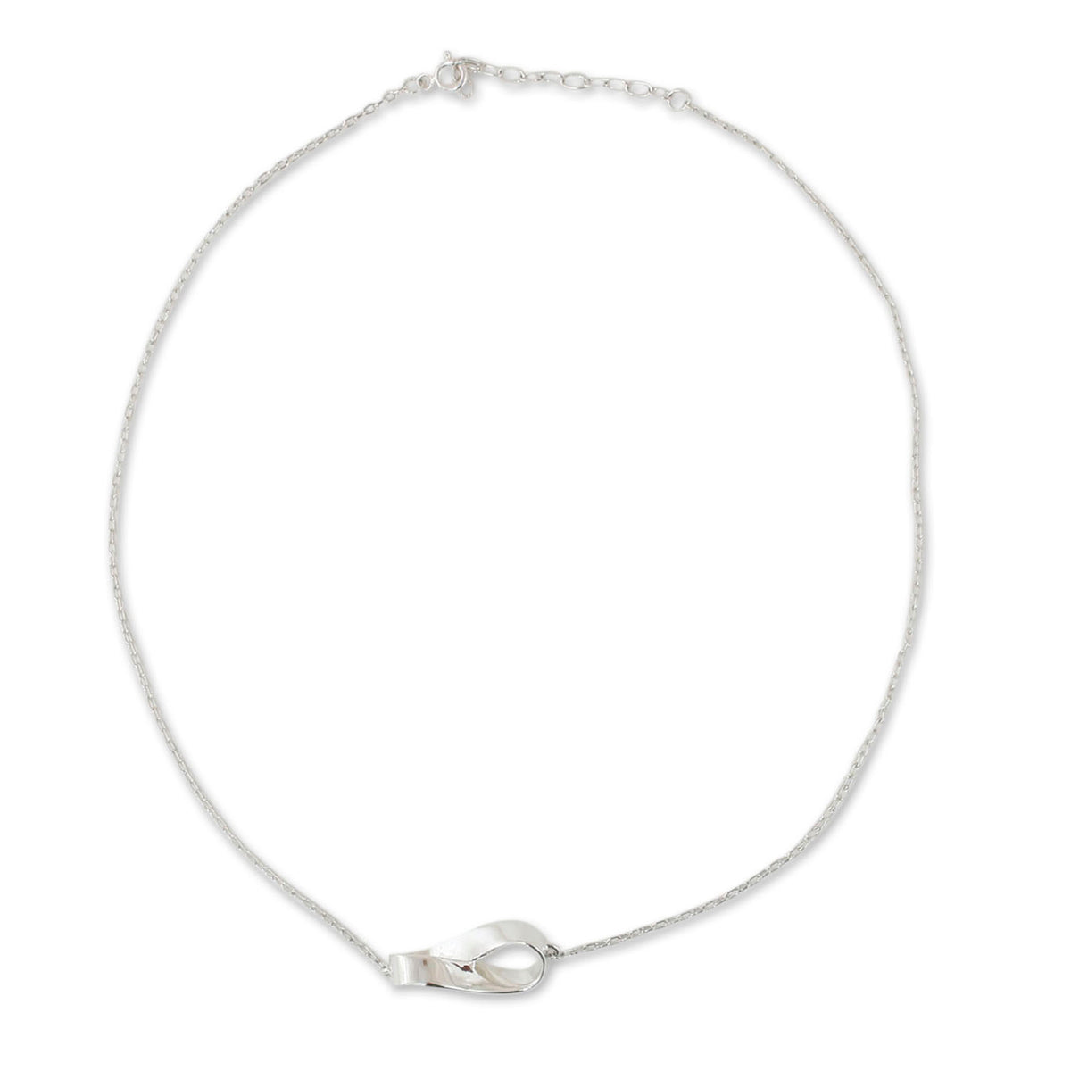 Handmade Taxco Silver Pendant Necklace - Infinite Maya