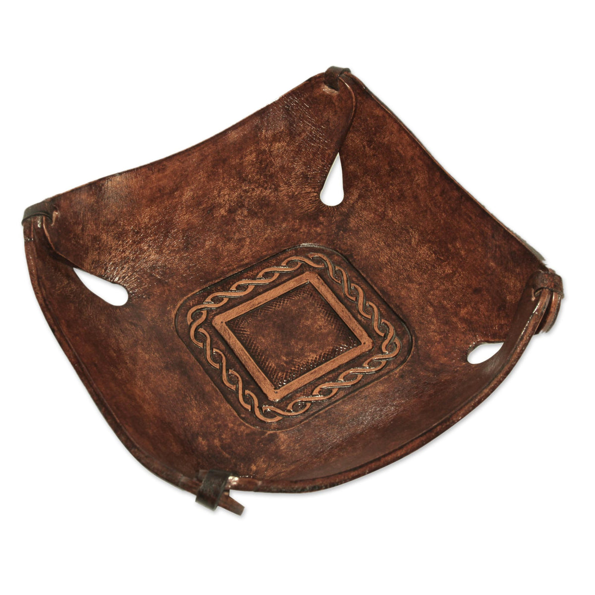 Brown Lasso Leather Catchall