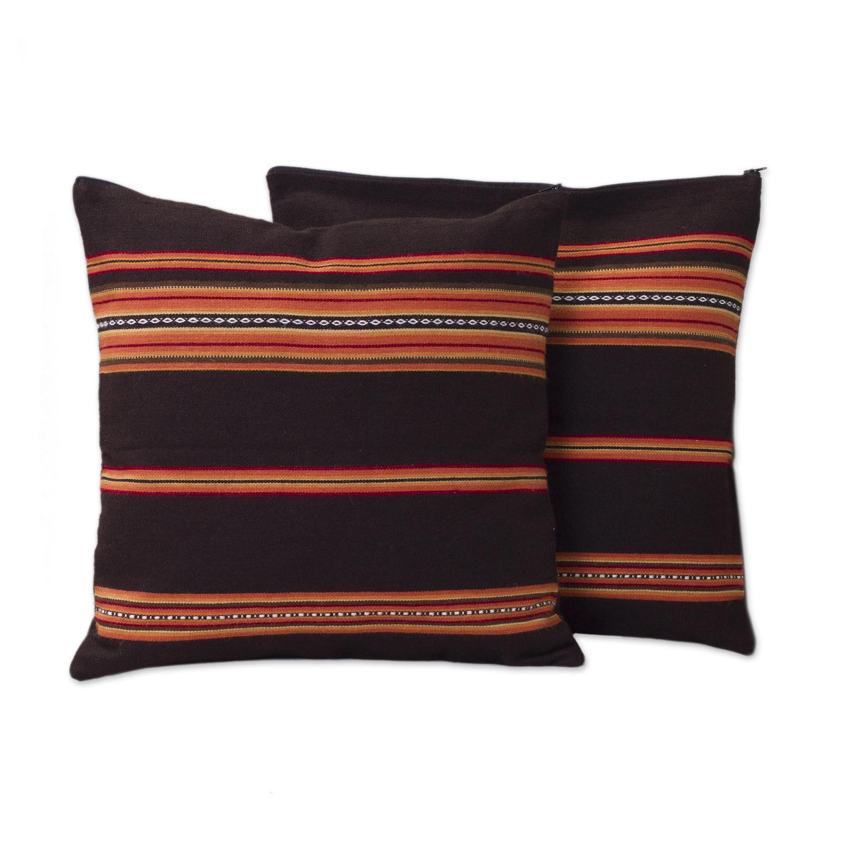 Quechua Girl Alpaca Blend Cushion Covers (Pair)