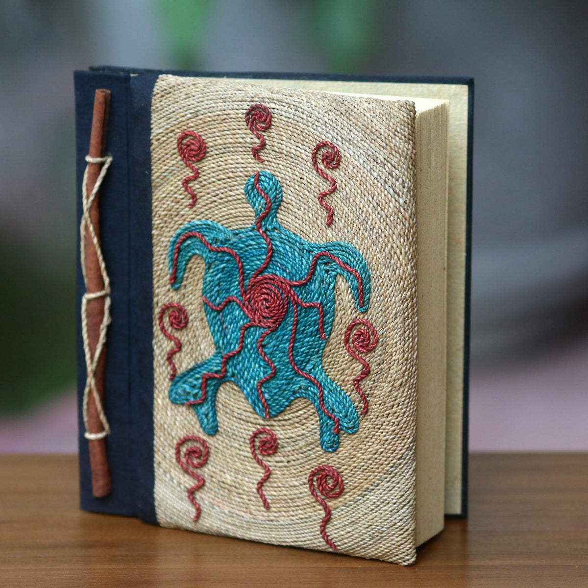 Blue Turtle Natural Fiber Journal