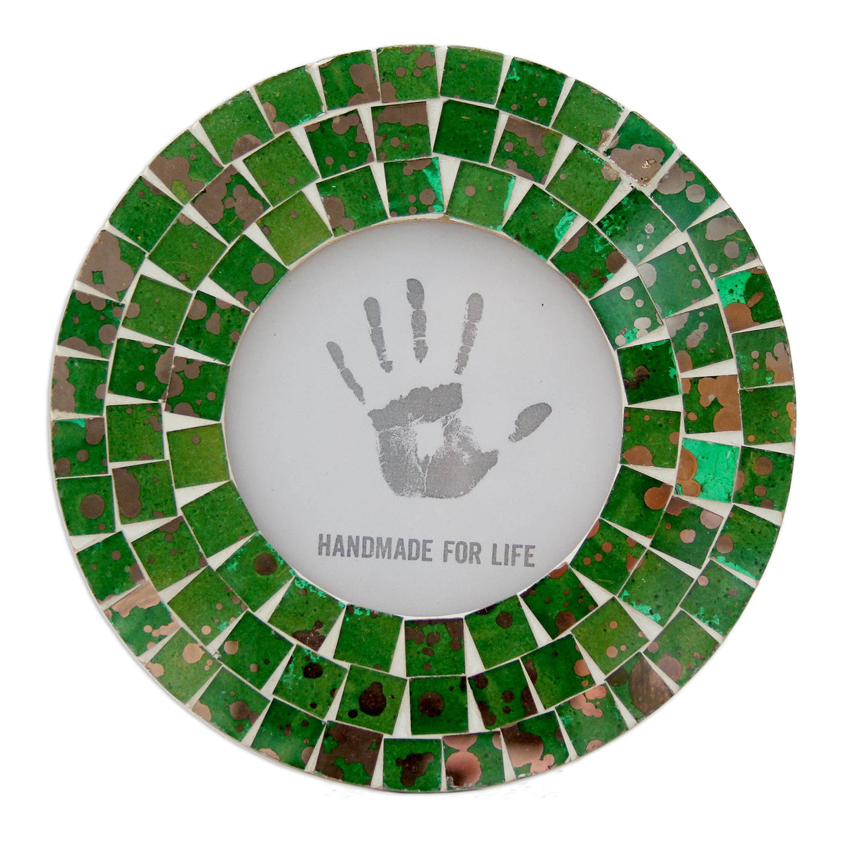 Moradabad Meadows Glass Mosaic Photo Frame (4X4)