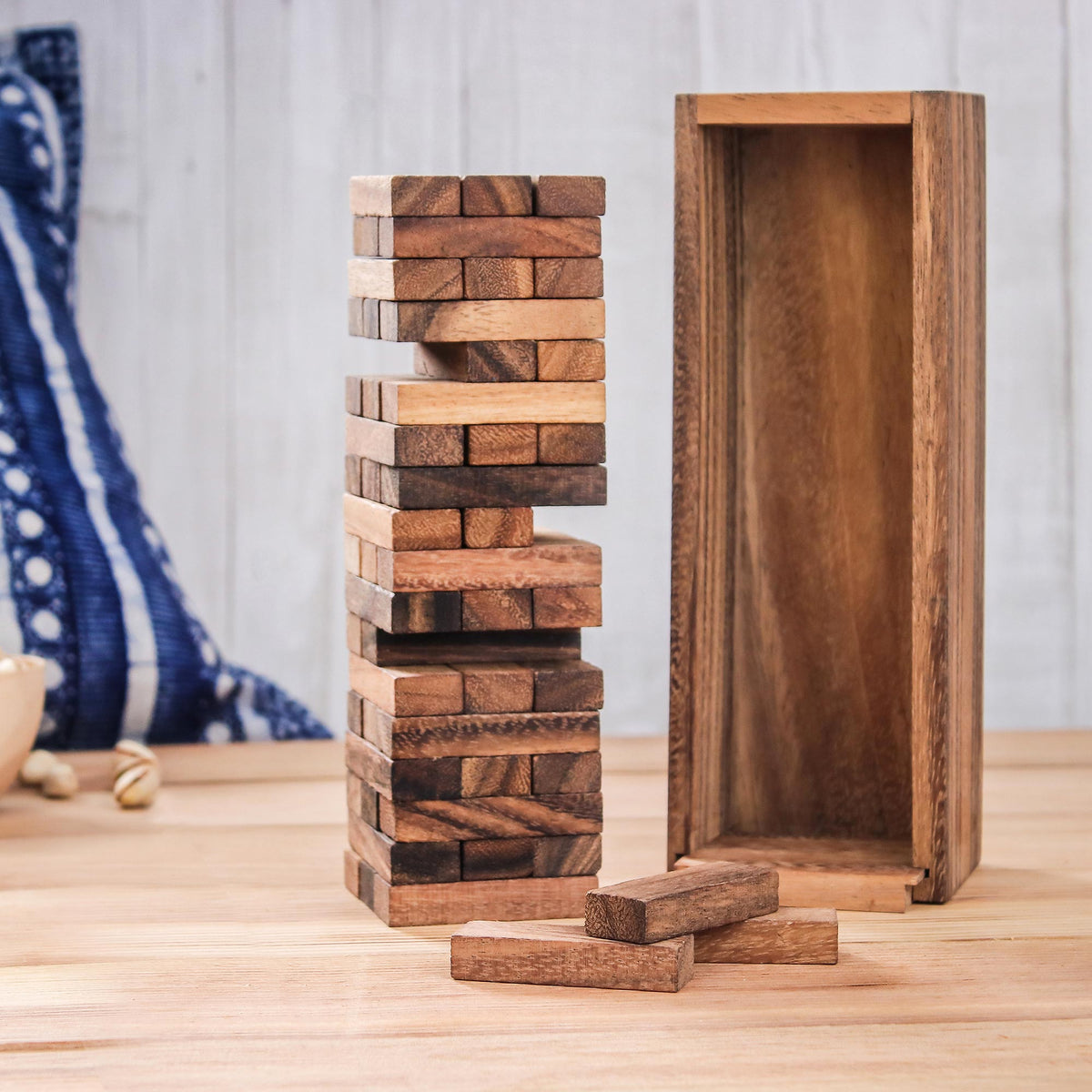 Wood Stacking Tower Game - Tower Delight