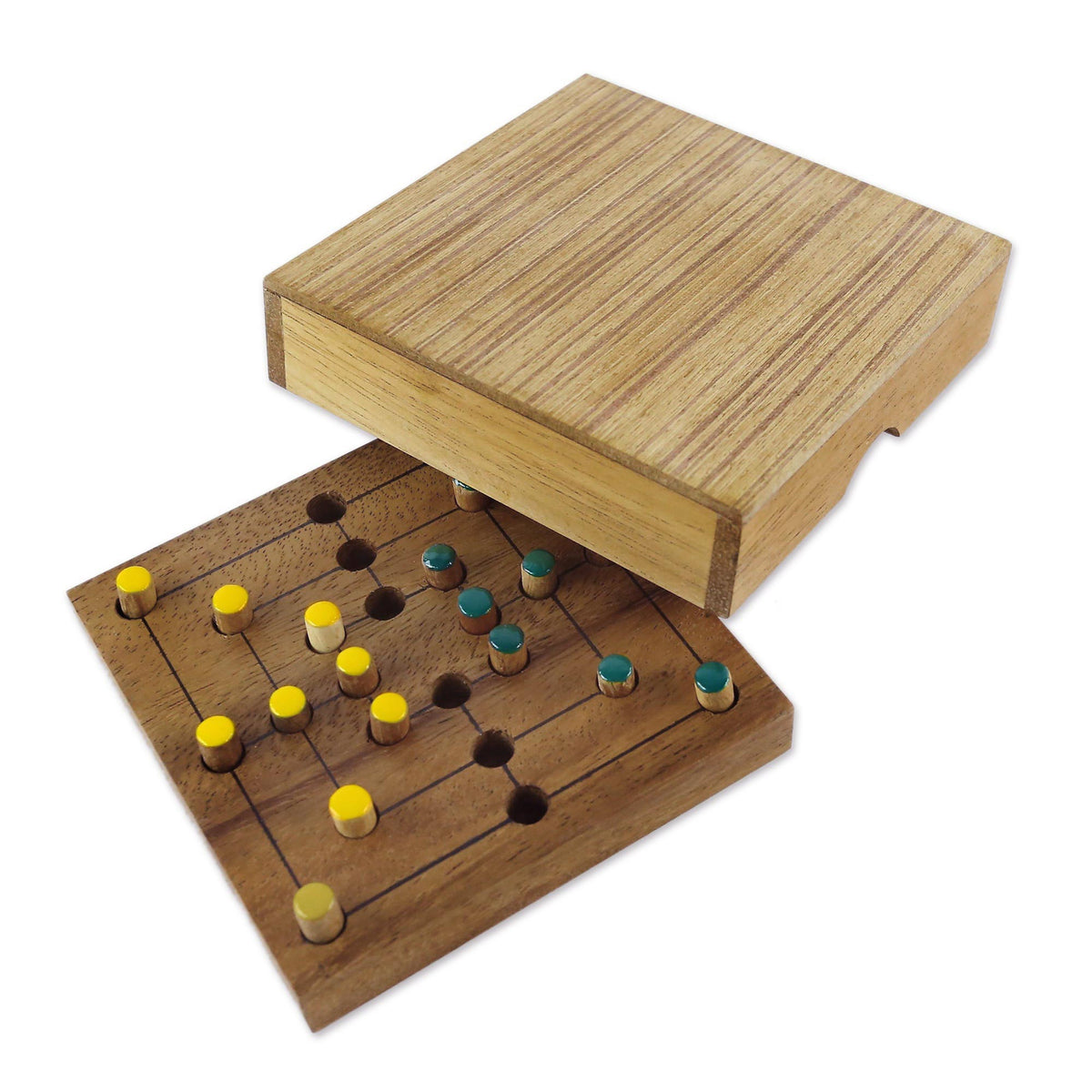Strategy Square Wood Game