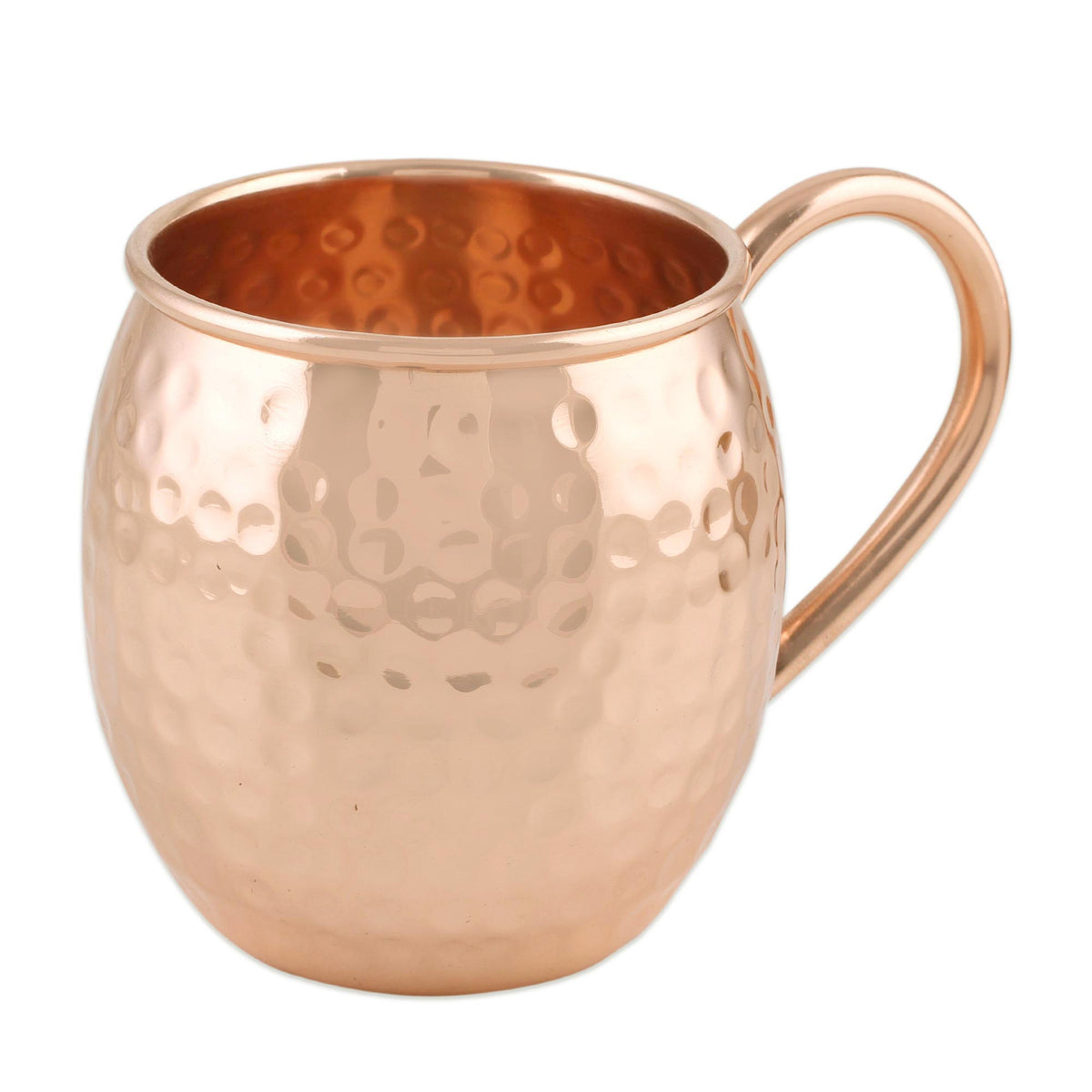 Friendly Celebration Copper Mugs - Set Of 4