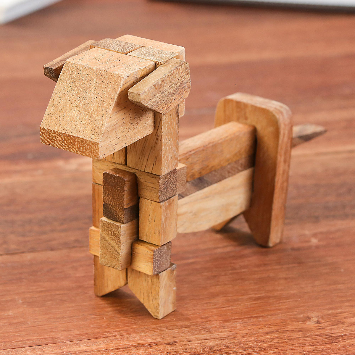 Excited Puppy Wood Puzzle
