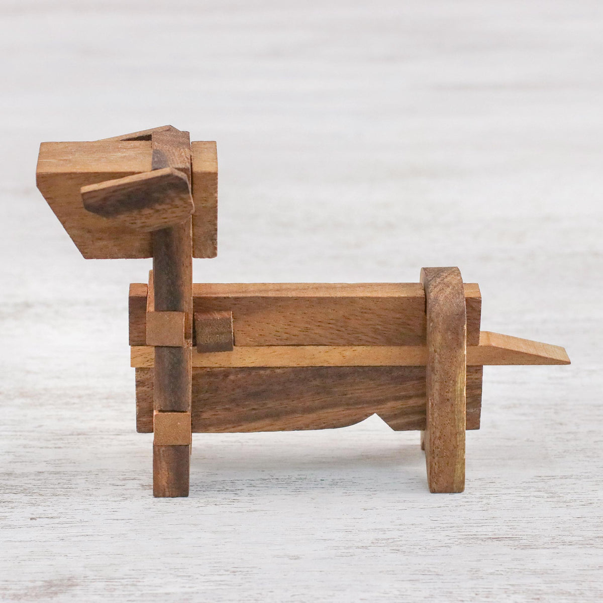 Excited Puppy Wood Puzzle