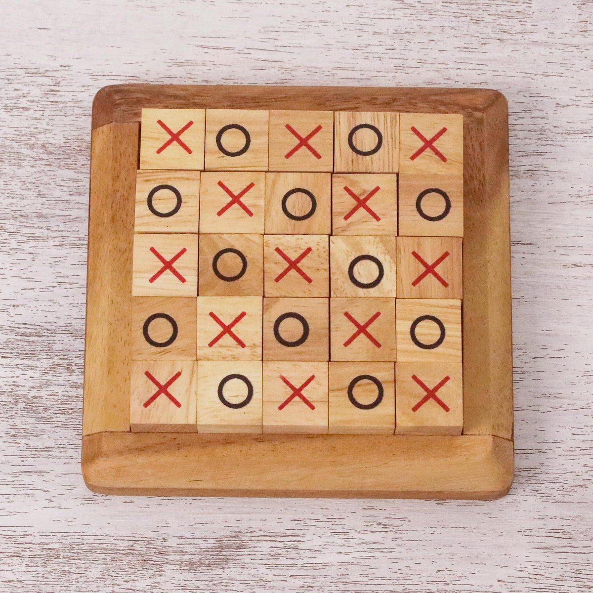 Large Wood Tic-Tac-Toe Board - Extreme Tic-Tac-Toe