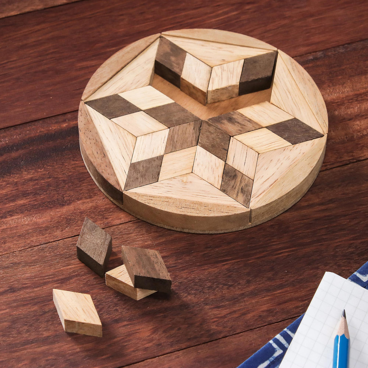 Star Of David Wood Puzzle