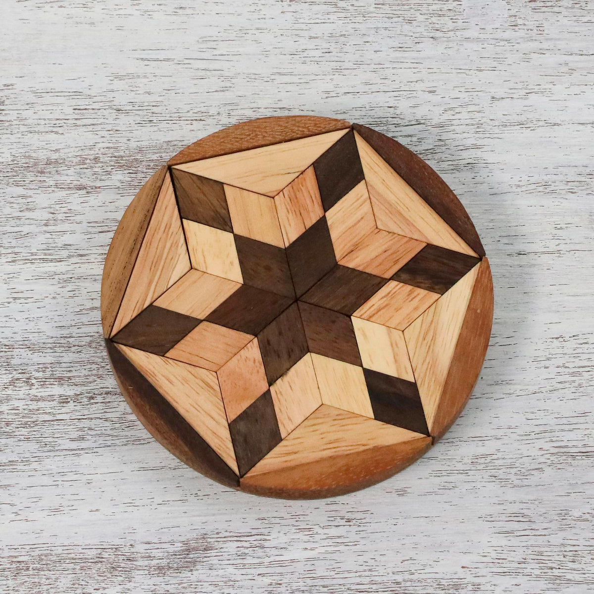 Star Of David Wood Puzzle