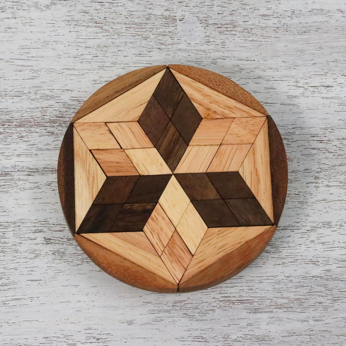 Star Of David Wood Puzzle
