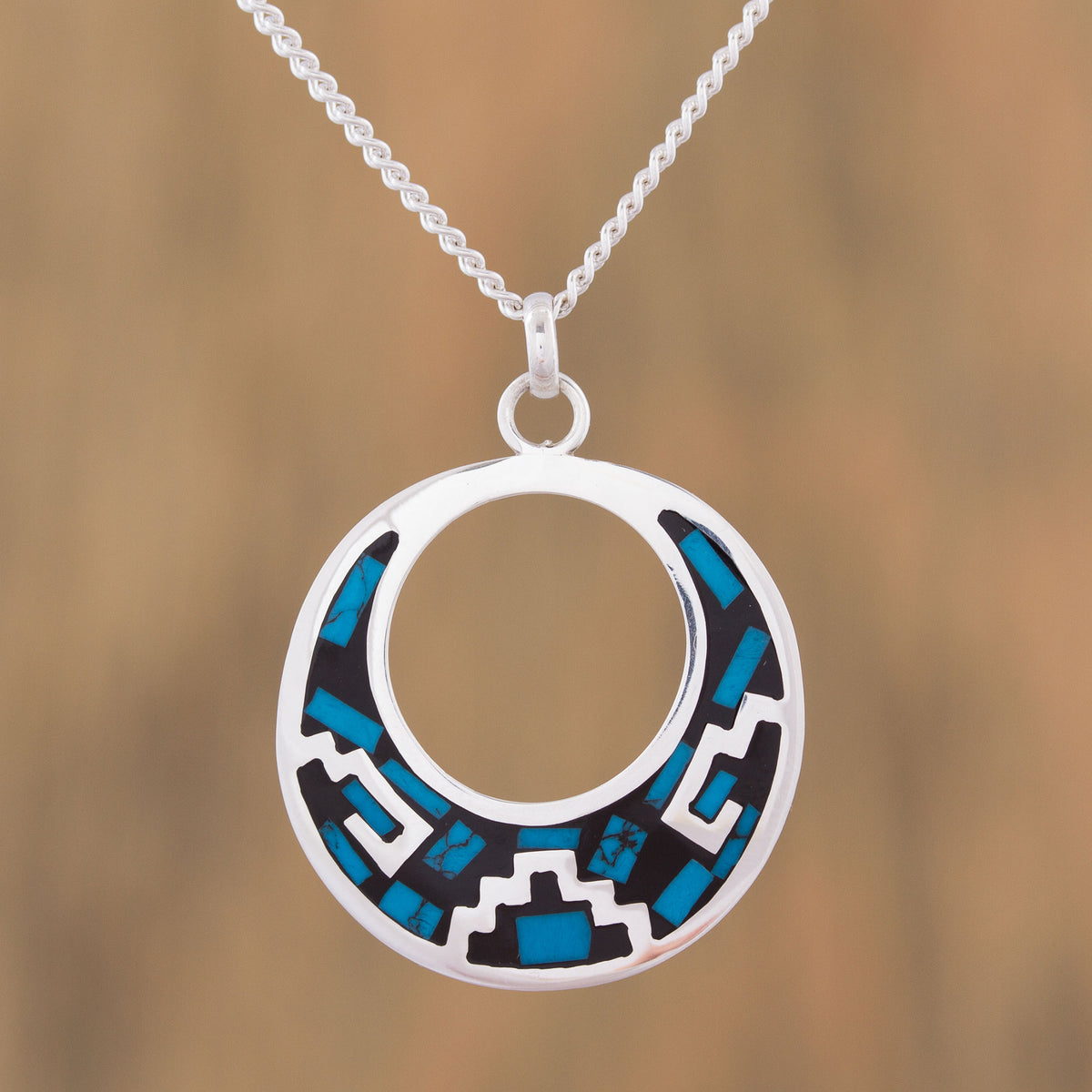 Geometric Turquoise Necklace - Window of History