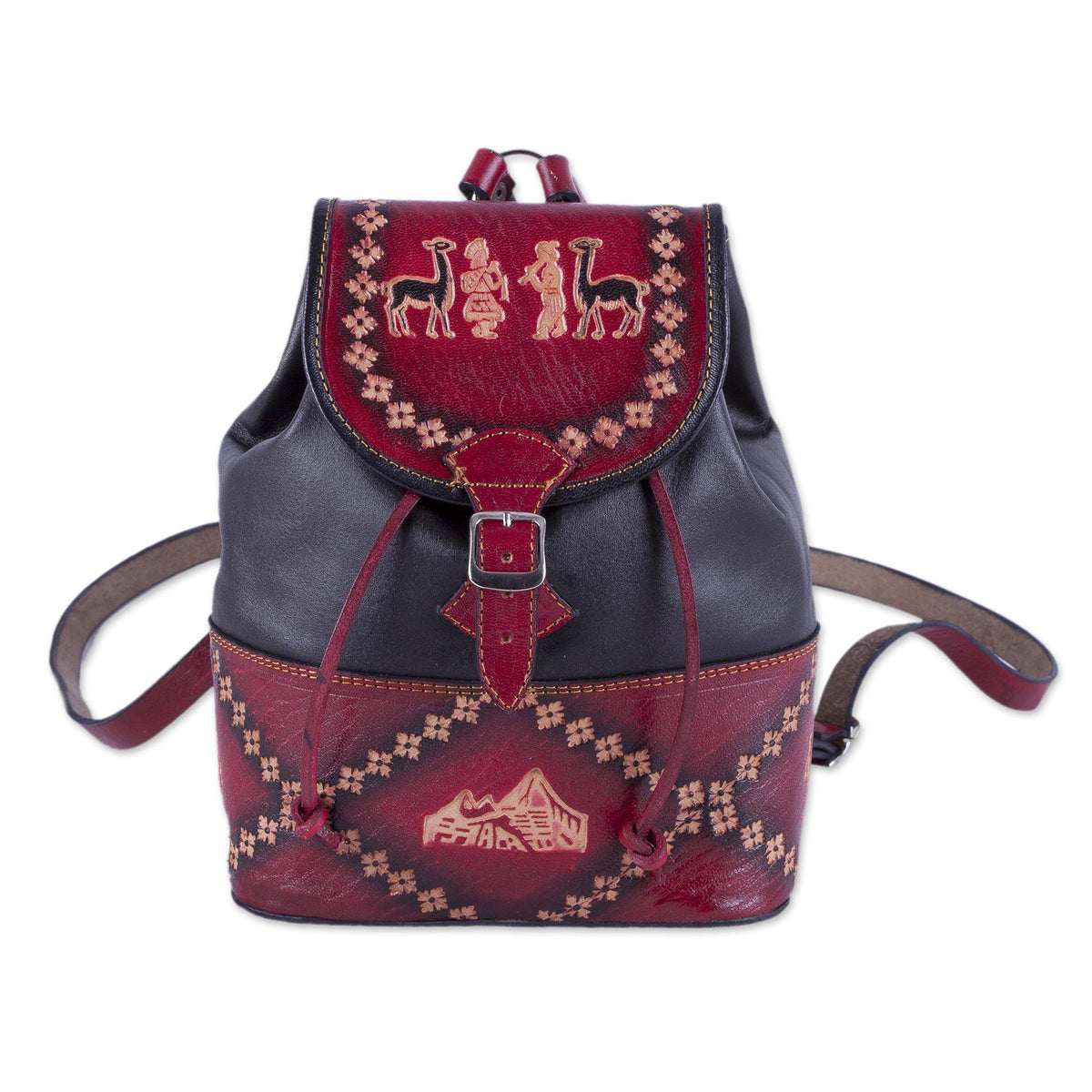 Ancient Elegance Leather Backpack