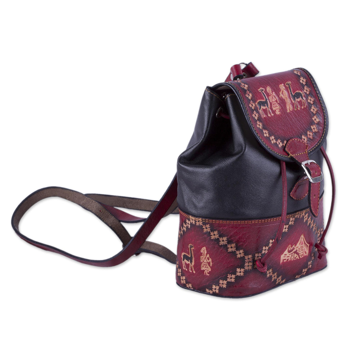 Ancient Elegance Leather Backpack