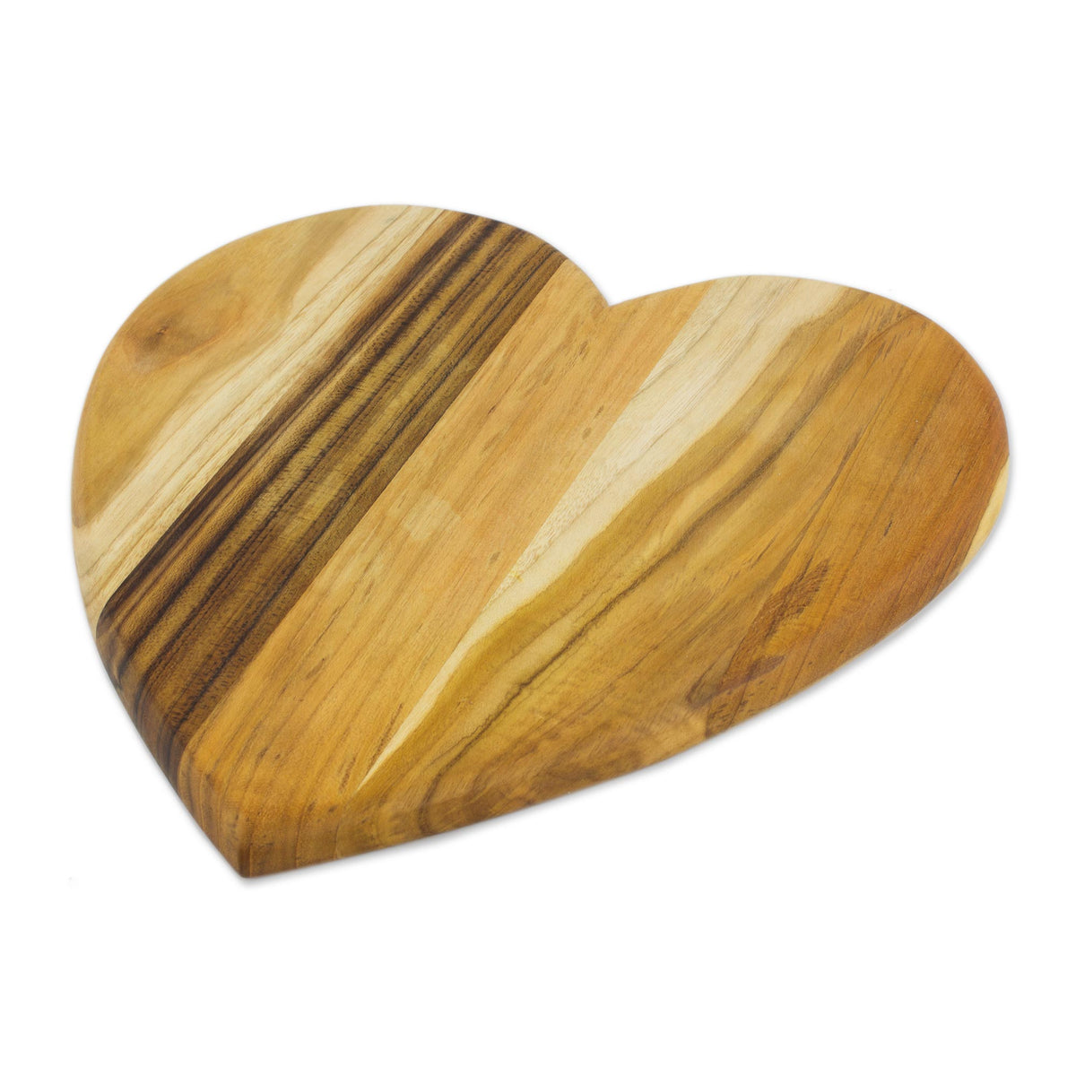 Heart-Shaped Teak Wood Cutting Board - Heart of Cooking
