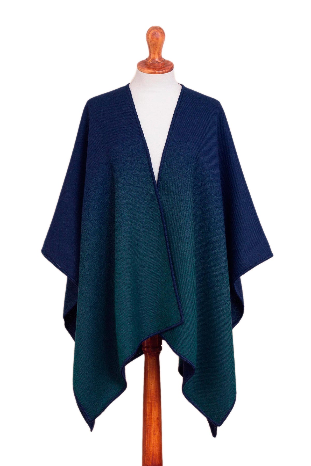 Andean Vistas Reversible Alpaca Blend Ruana