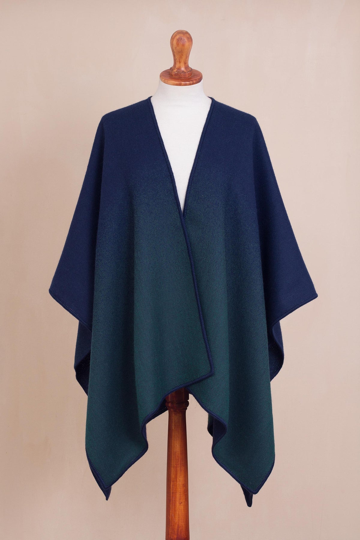 Andean Vistas Reversible Alpaca Blend Ruana