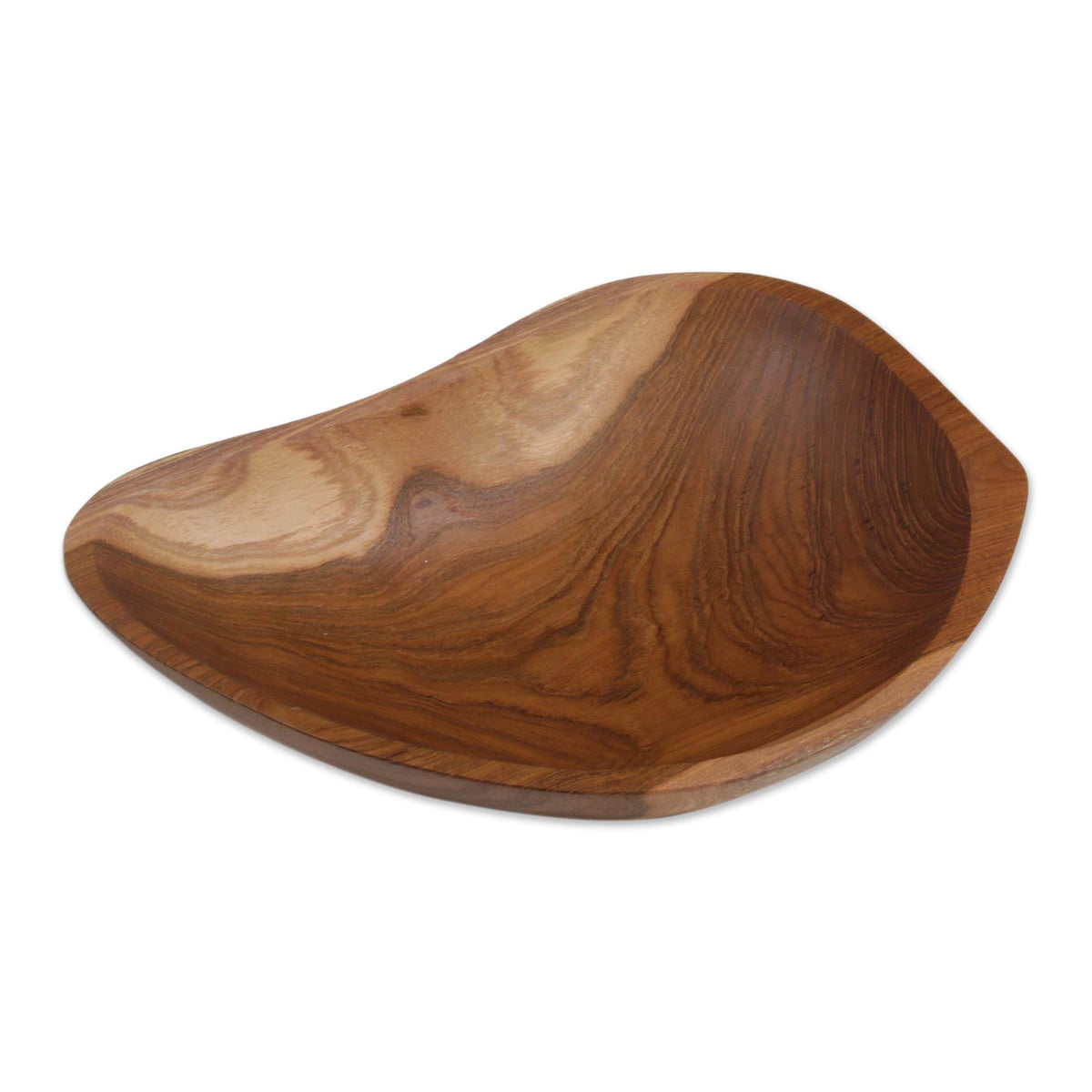 Handmade Teak Wood Appetizer Bowl - Nature's Course