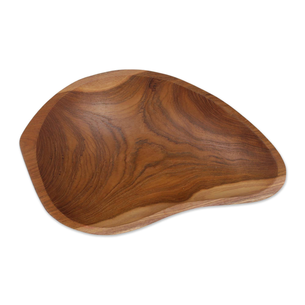 Handmade Teak Wood Appetizer Bowl - Nature's Course