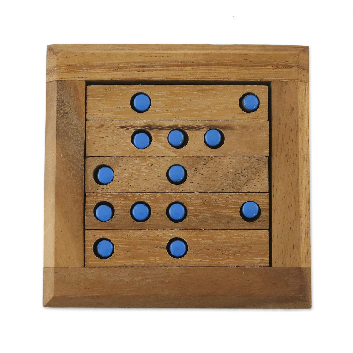 Blue Dots Wood Puzzle