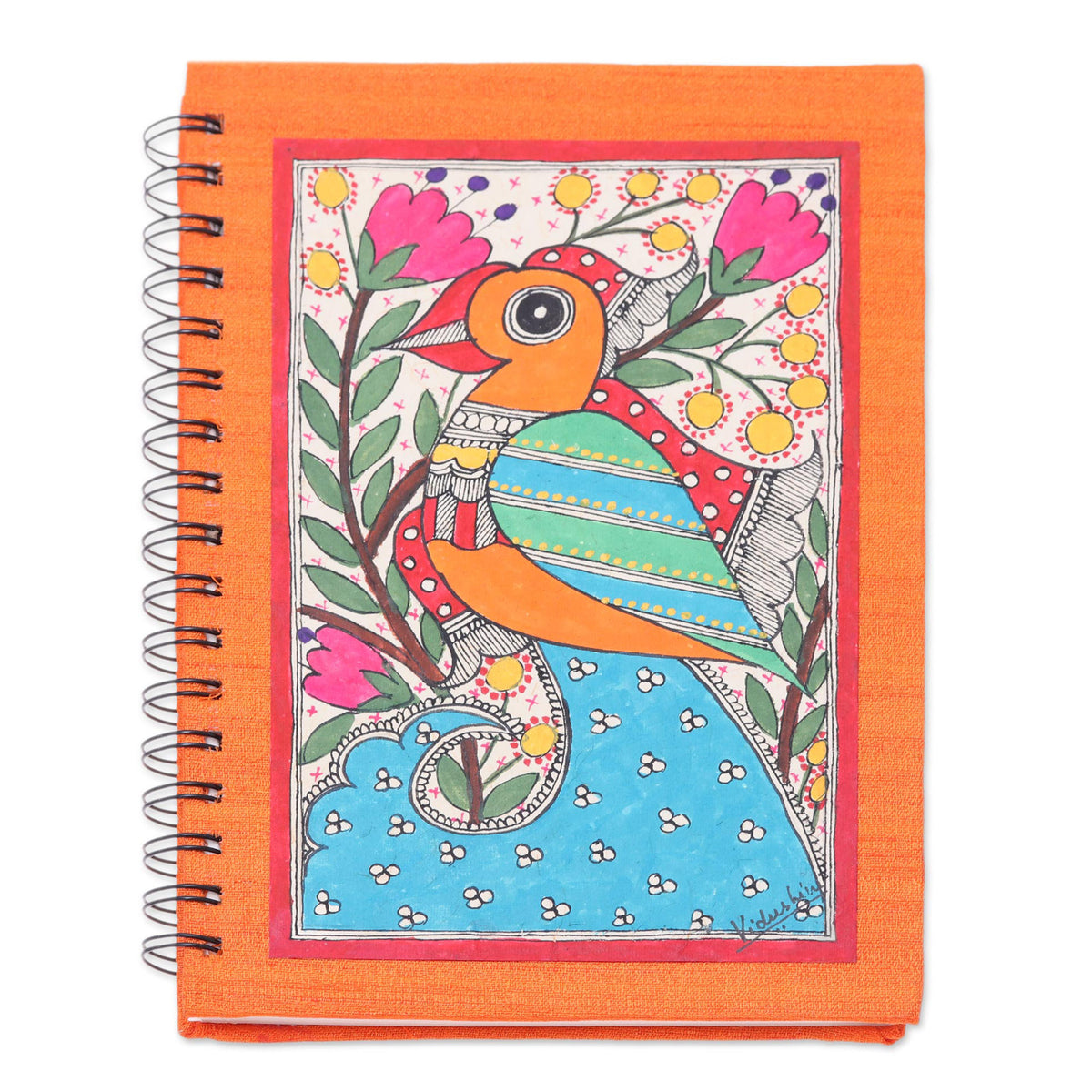 Spring Bliss Madhubani Painting Journal