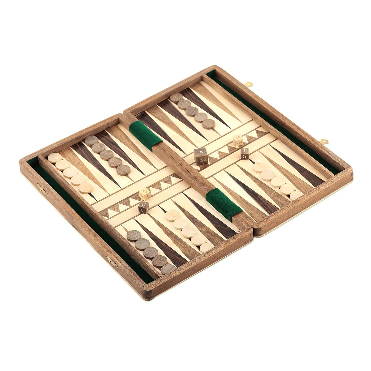 Classic Match Wood Backgammon Set