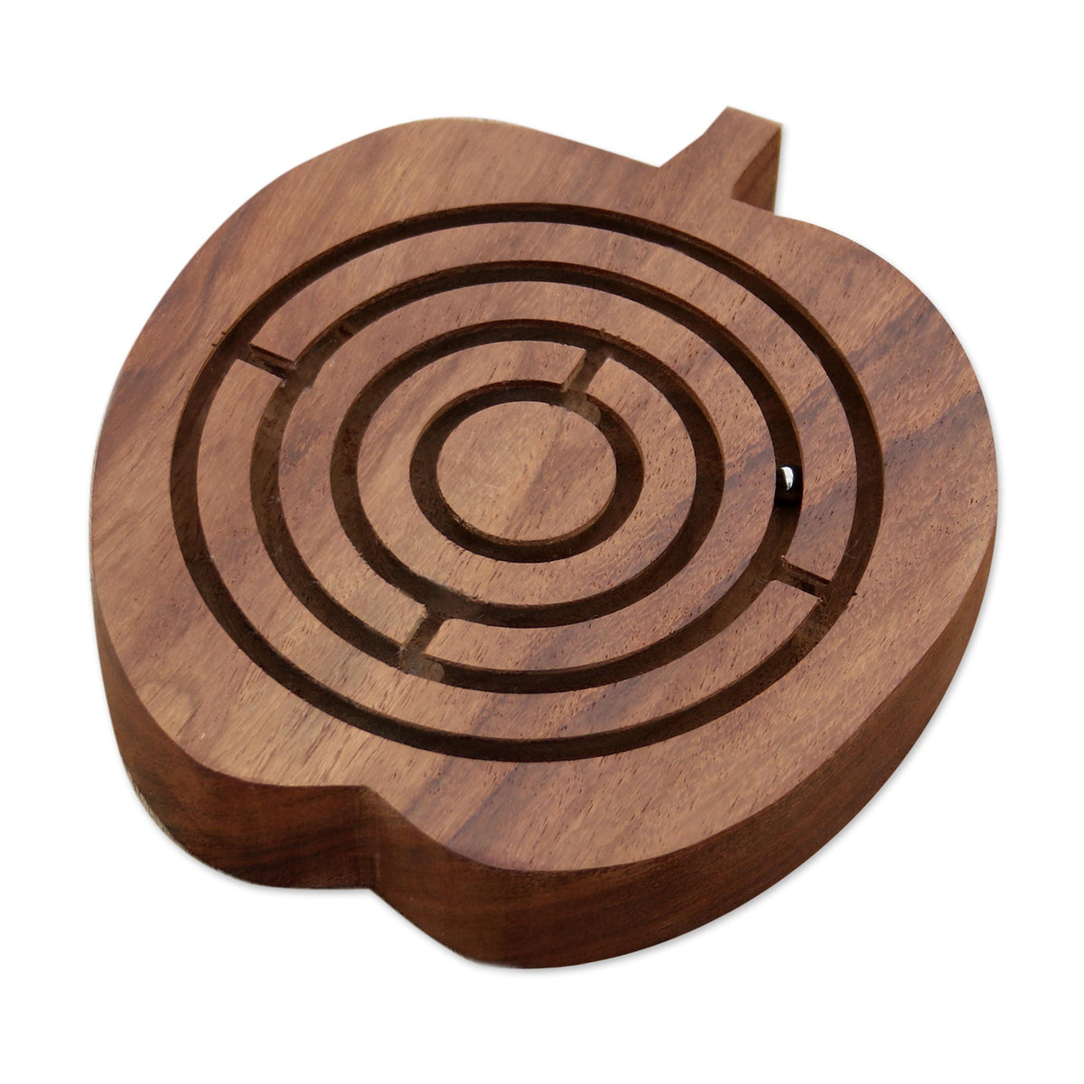 Apple Connection Wood Maze Game