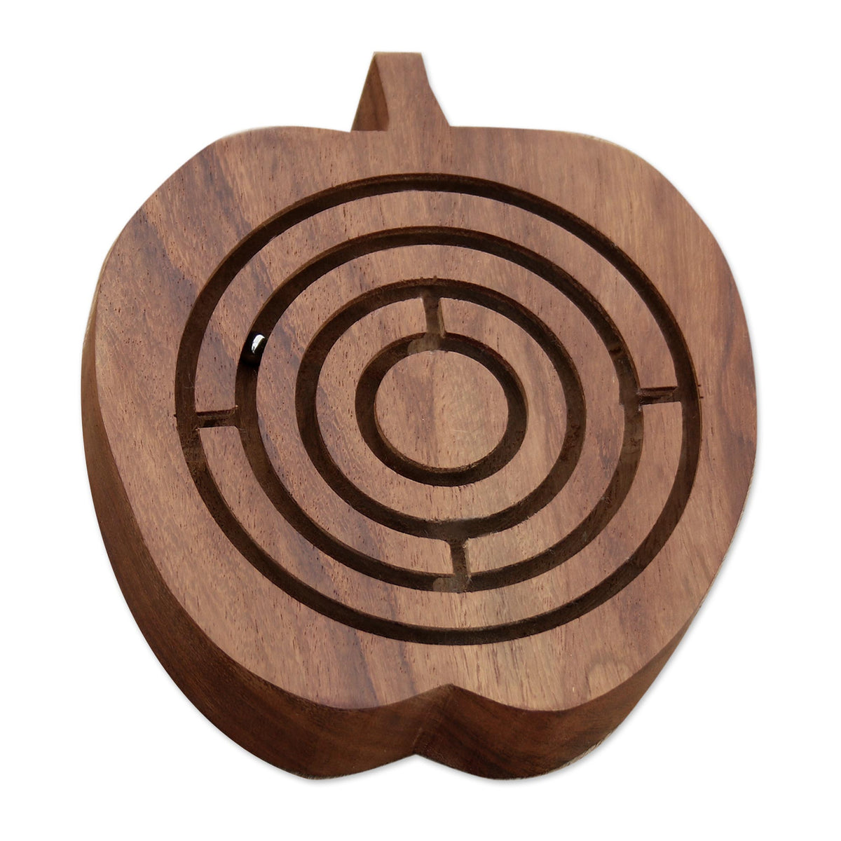 Apple Connection Wood Maze Game