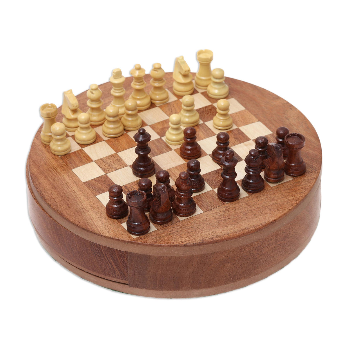 Fun Times Mini Wood Chess Set