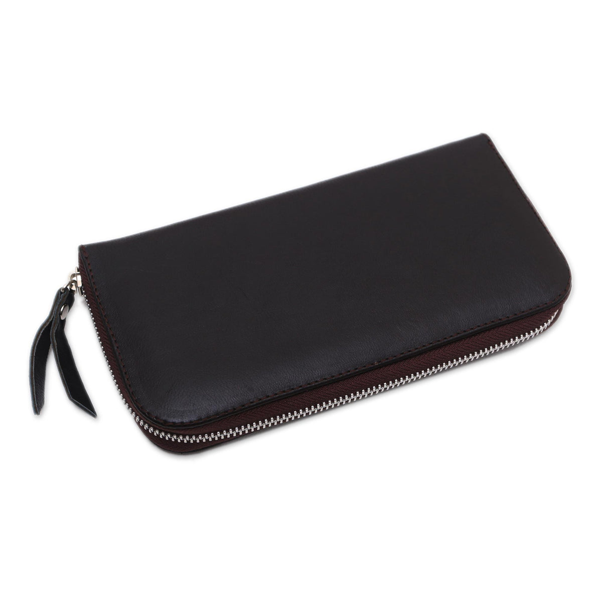 Solid Leather Clutch - Polosan Espresso