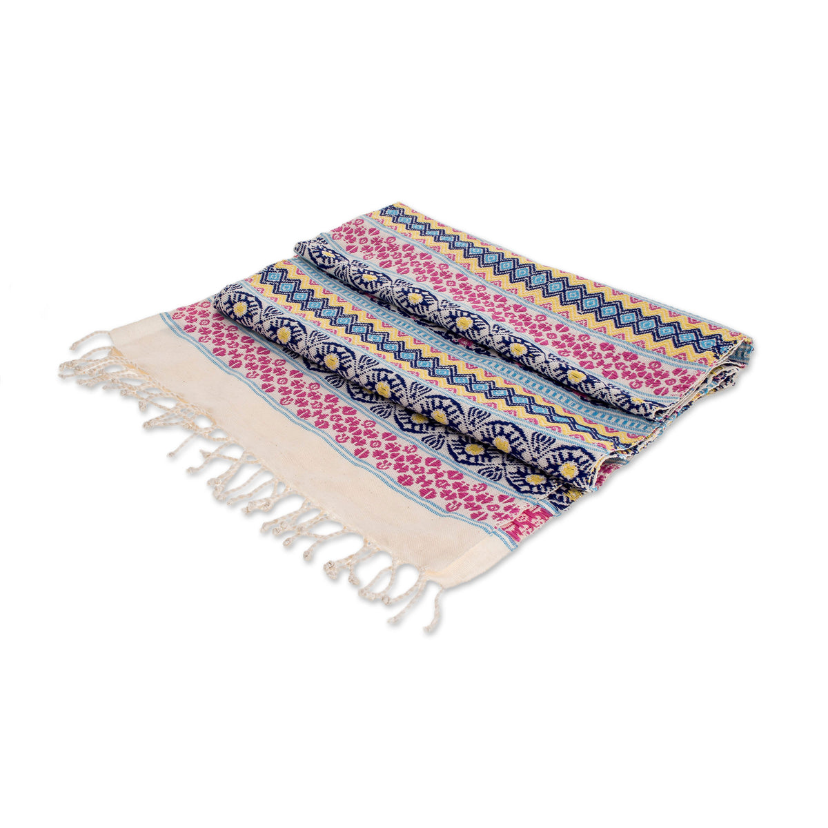 Handwoven Cotton Table Runner - Guatemala is Life