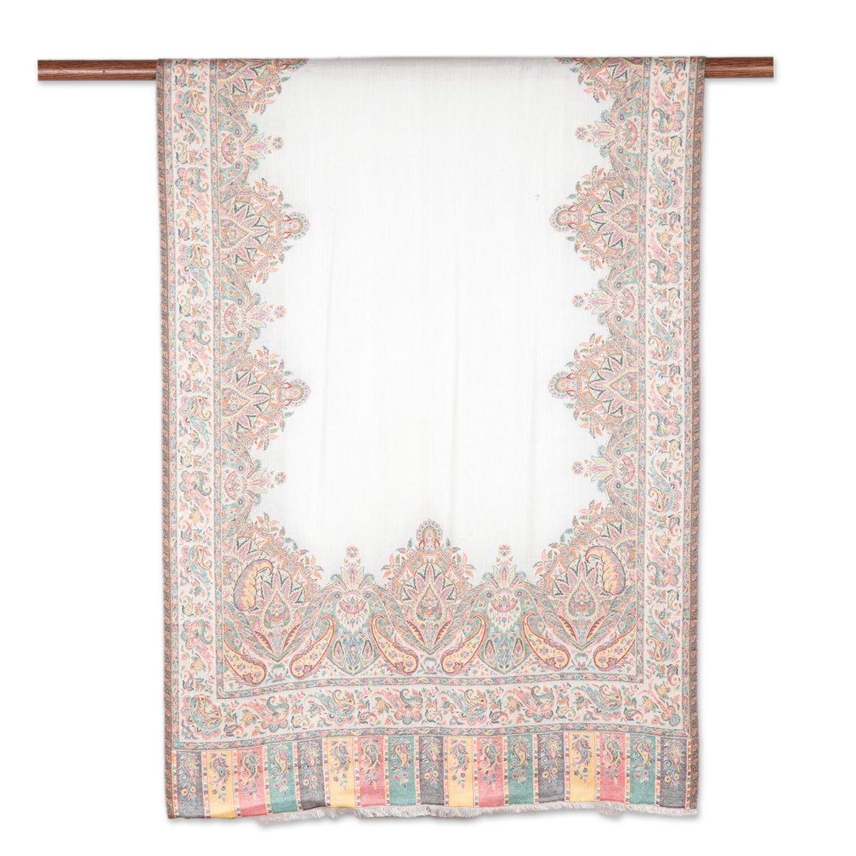 Mughal Fresco Modal Jacquard Shawl