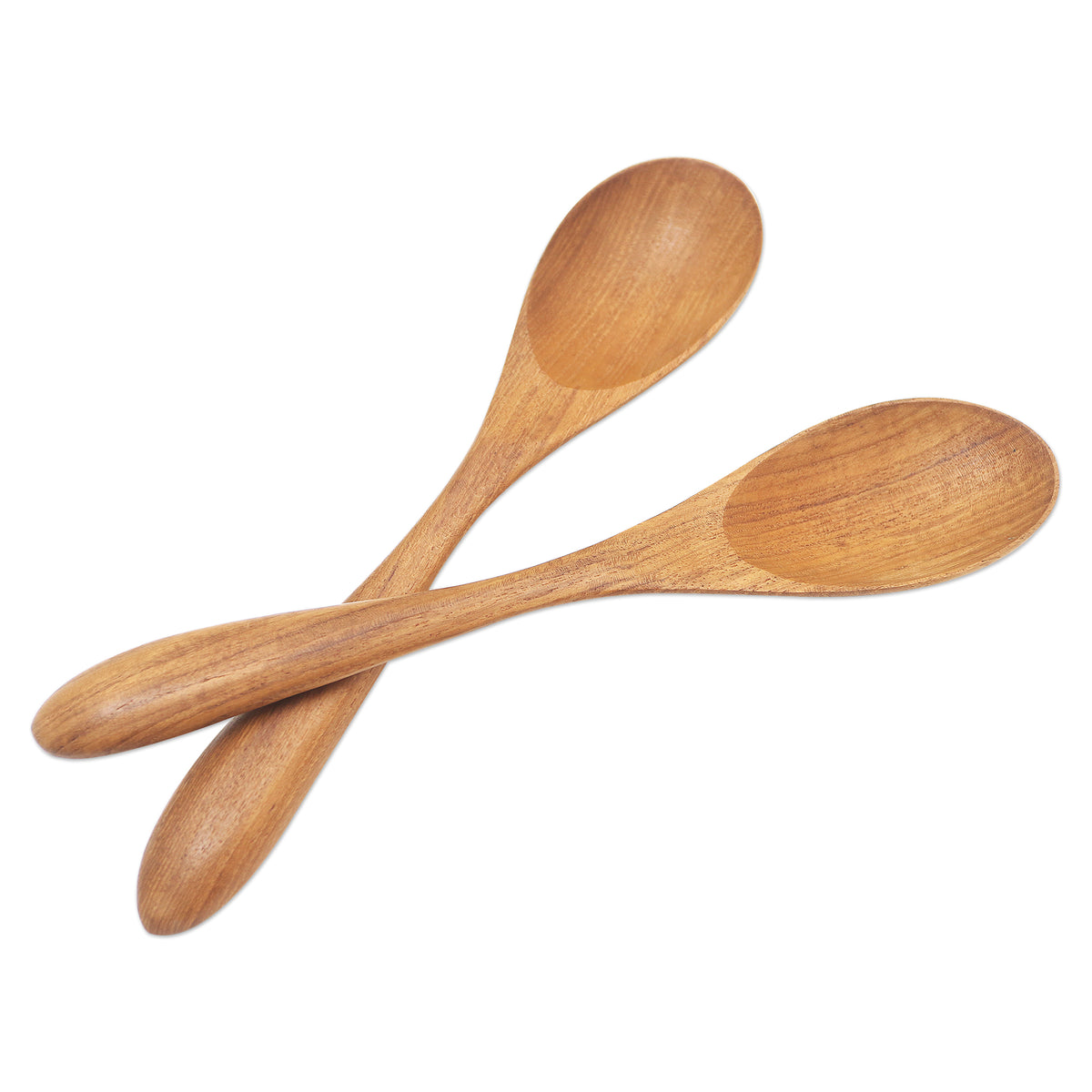 Handmade Teak Wood Salad Spoons - Hearty Meal
