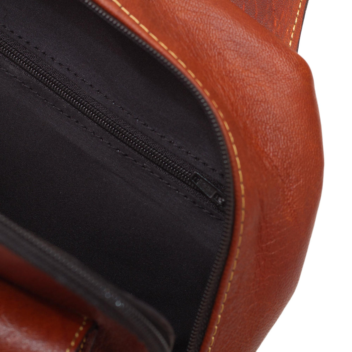 Adventures In Cusco Leather Shoulder Bag