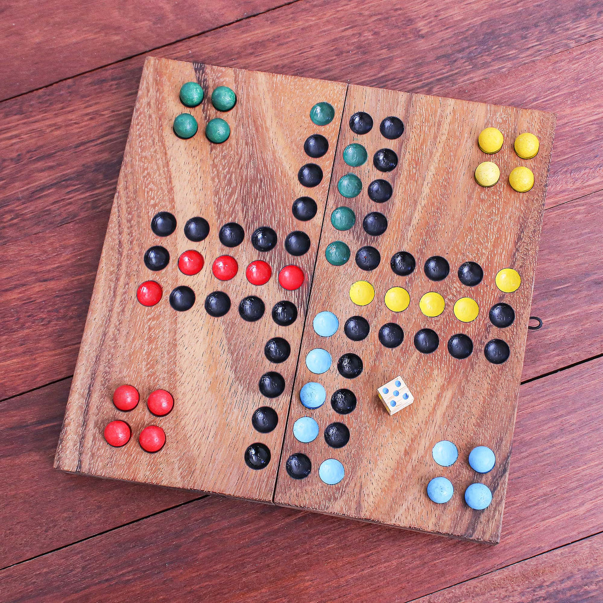 Ludo Folding Wooden Game