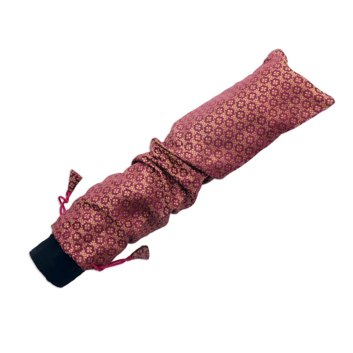 Ganga Garden In Pink Cotton And Wood Backgammon Set