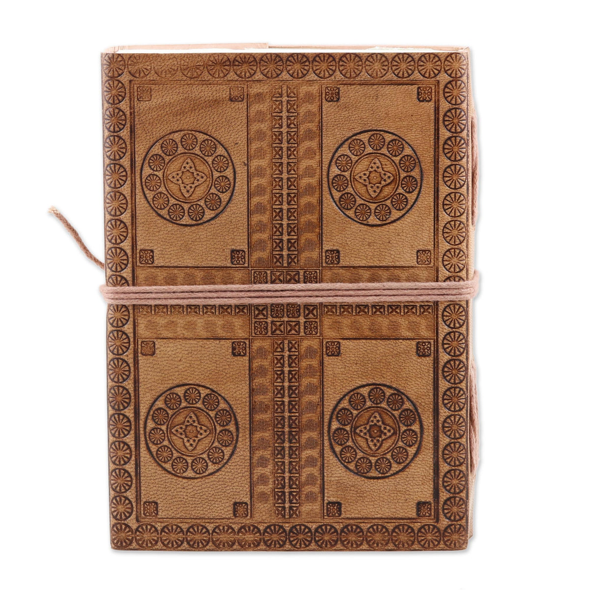 Embossed Elephant-Motif Journal - Stomping Grounds
