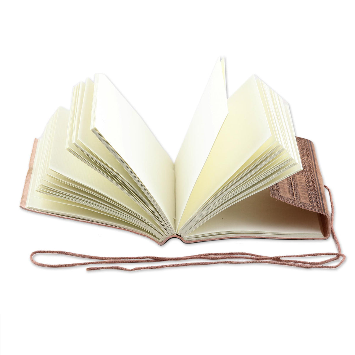 Embossed Elephant-Motif Journal - Stomping Grounds