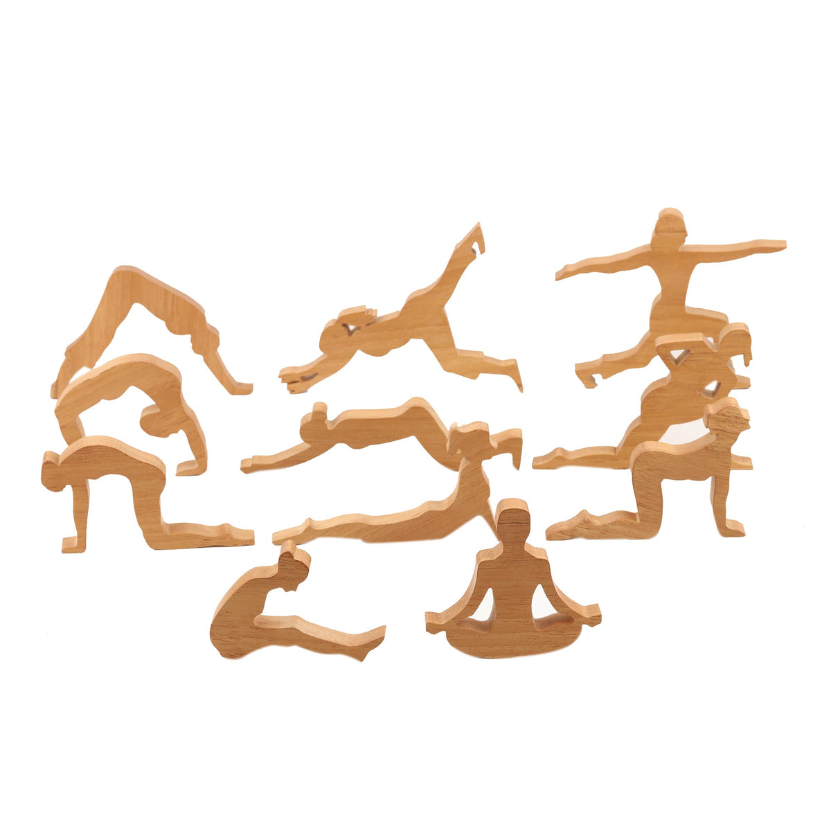 Yoga Tower Teak Wood Puzzle