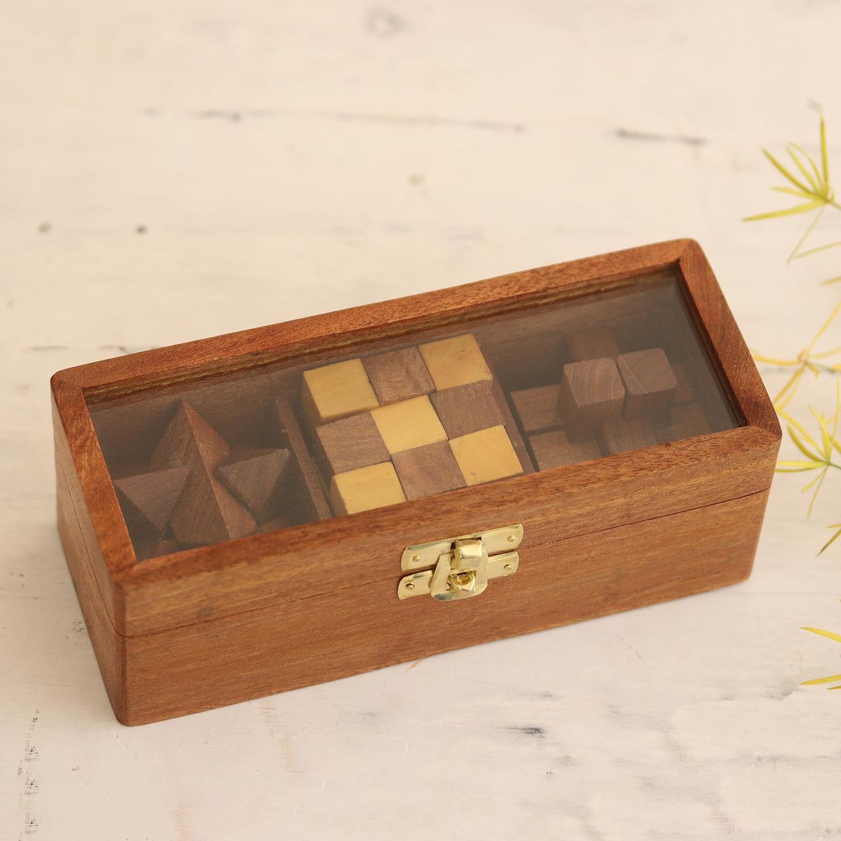 Triple The Fun Wood Puzzles (Set Of 3)