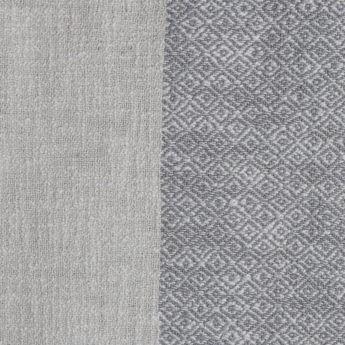 Diamond Elegance In Grey Cotton Throw Blanket