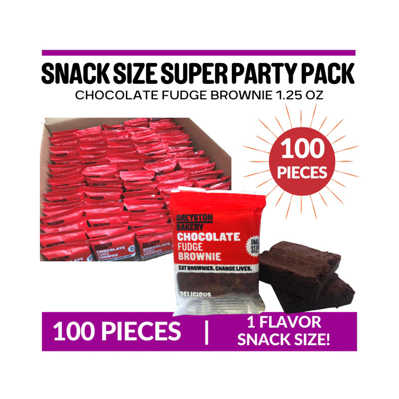 100 Pack - Snack Size Brownie