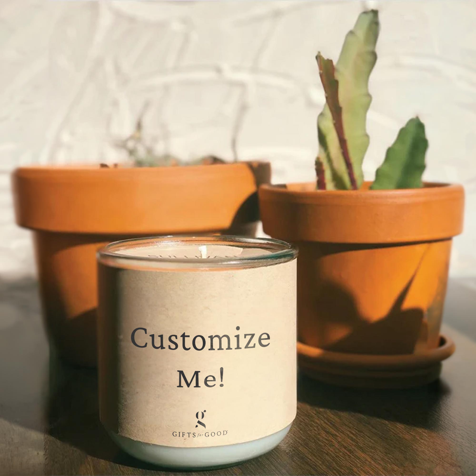 Custom Candle (10 oz) Eco Coconut Soy