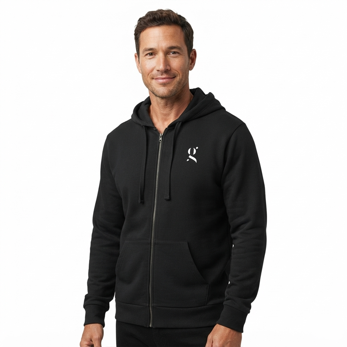 Allmade Unisex Organic French Terry Full-Zip Hoodie