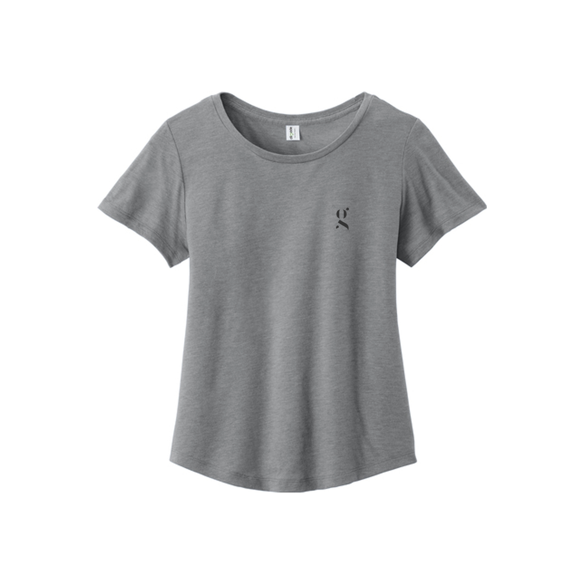Allmade Women's Relaxed Tri-Blend Scoop Neck Tee